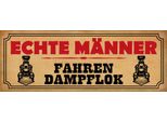 Vianmo Insegna In Legno 10X27 Cm Echte MäNner Fahren Dampflok