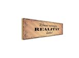 Vianmo Insegna In Legno 10X27 Cm Etwas Weniger RealitäT Bitte