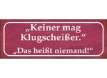 Vianmo Insegna In Legno 10X27 Cm Keiner Mag KlugscheißEr