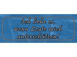 Vianmo Insegna In Legno 10X27 Cm Liebe Wenn Mich UnterschäTzen