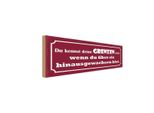 Vianmo Insegna In Legno 10X27 Cm Kennst Deine Grenzen Erst Wenn