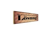 Vianmo Insegna In Legno 10X27 Cm Probleme Entstehen Bei LöSung