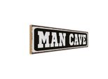 Vianmo Insegna In Legno 10X27 Cm Man Cave MäNner HöHle
