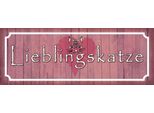 Vianmo Insegna In Legno 10X27 Cm Lieblingskatze Herz Katze