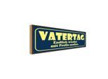 Vianmo Insegna In Legno 10X27 Cm Vatertag Endlich Saufen