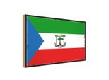 Vianmo Insegna In Legno 30X40 Cm Bandiera ÄQuatorialguineas Retro Flag