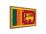 Vianmo Insegna In Legno 30X40 Cm Bandiera Sri Lankas Retro Flag Sri Lanka