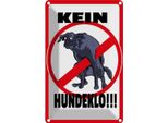 Vianmo Insegna Di Latta 30X20 Cm Kein Hundeklo Tiere
