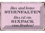 Vianmo Insegna Di Latta 20X30 Cm Keine Stirnfalten Ist Sixpack