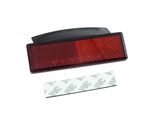 Riflettore "Fender"" Rosso Rettangolare 93X28 Mm Autoadesivo"