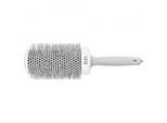 Olivia Garden Expert Blowout Speed Spazzola Per Asciugare E Modellare I Capelli Con Setole Ondulate Bianco/Grigio, 65 Mm