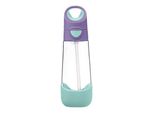 B.Box Bottiglia Per Bere Con Cannuccia 600 Ml - Purple Pop
