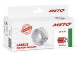 Meto 30013411 Meto Preisetiketten "Sonderpreis"" Leuchtrot Permanent 26,0 X 16,0 Mm, 6 Rollen"