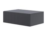 Selsey Veldio - Comodino Con Cassetto, Nero, 50 Cm