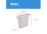 Novaliv Saliera Set Di 6 Barattoli Perda Spolvero 300 Ml Dimensioni (Lxlxh): 11 X 5 X 11 Cm Barattoli Per Spezie Con Coperchioe Pepe Paprika Speziera Piccola Spezie Fini
