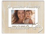 Cornice Per Foto In Legno Zep Estella 10X15 Cm "Te Quiero Mucho Mama"" Marrone"