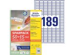 Avery Zweckform L4731REV-65 12.285 Avery Zweckform Etiketten Weiß 25,4 X 10,0 Mm
