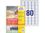 Avery Zweckform L4732REV-65 5.200 Avery Zweckform Etiketten Weiß 35,6 X 16,9 Mm