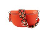 Cintura Borsa Arancione Florence Tracolla Pelle Coordinata D2OTM808O