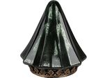 Clayre & Eef Decorazione Natalizia Con Illuminazione A Led Albero Di Natale Ø 14X16 Cm In Vetro Verde