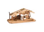 Krippe Aus Holz, 30 X 13 X 14 Cm