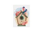 Diamond Painting Vogelhaus, 30 x 40 cm
