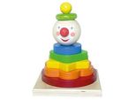 HESS Stapelturm Clown Lernspielzeug