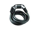 Kryptonite Kryptoflex 1218 Blocca Cavo Combinato (180 Cm) Nero