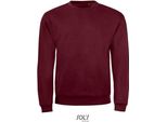 Sols 01168 | Felpa Da Uomo Spider 50% Cotone / 50% Poliestere - Colore: Oxblood - Taglia: M