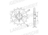 Pignone Supersprox 520 - 14T Cst-306:14|Denti Grossi 22,0/25,0