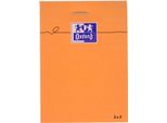 Oxford Notizblock, 74 X 105 Mm, Kariert, 80 Blatt, Orange