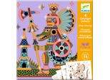 Gioco Creativo Di Animali Da Guerra Da Colorare, Djeco