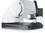 GRAEF Allesschneider SlicedKitchen SKS 50001, weiß, B:29,5cm H:28,5cm T:37cm, Allesschneider, inkl. Aufbewahrungsbox & MiniSlice-Aufsatz, weiß