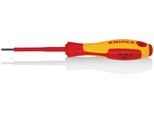 Knipex 98 20 25 Cacciavite Per Viti Con Intaglio Isolante Impugnatura Multicomponente, Vde Brunito 177 Mm