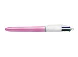 Bic 951352 Biro Retrattile 4Colours Shine, Larghezza Linea: 0,32Mm