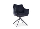 Sedia Girevole Oto 1 - Nero