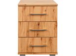 Nachtkommode Priess "Lindau", Beige (Astkernbuchefarben), B:41Cm H:54Cm T:38Cm, Holzwerkstoff, Sideboards