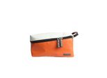 Kulturbeutel 7CLOUDS Keil 7.1, Gr. B/H/T: 25cm x 14cm x 12cm one size, orange (orange, weiß), Tarpaulin, PET, Taschen, mit recyceltem PET