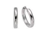 Paar Creolen Vivance "Silber 925 Rhodiniert", Weiß, Ohrringe, Damen, One-Size, Silber 925 (Sterlingsilber)