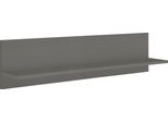 Wandboard Kochstation "Ks-Samos", Grau (Wotaneichefarben, Grafit), B:100Cm H:24Cm T:18Cm, Holzwerkstoff, Regale, Wandboard, 100 Cm Breit