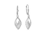 Paar OhrhäNger Vivance "925-Sterling Silber Rhodiniert Zirkonia", Weiß (Weiß, Weiß), Ohrringe, Damen, One-Size, Silber 925 (Sterlingsilber)