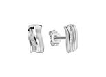 Paar Ohrstecker Zeeme "925/- Sterling Silber Rhodiniert Zirkonia", Weiß (Weiß, Weiß), Ohrringe, Damen, One-Size, Silber 925 (Sterlingsilber)