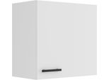 HäNgeschrank Optifit "Palma", Weiß (Weiß, Weiß), B:60Cm H:57,6Cm T:34,6Cm, Holzwerkstoff, SchräNke, HäNgeschrank, Breite 60 Cm, 1 TüR, 1 Einlegeboden