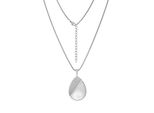 Edelstahlkette Vivance "Elegance", Silber (Edelstahlfarben), Halsketten, Damen, Chirurgiestahl, Edelstahlkette