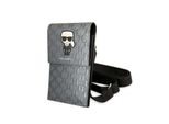 Karl Lagerfeld Torebka Klwbsamipgsrebrny/Argento Ikonik Karl Monogram Patch