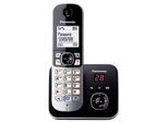 Panasonic KX-TG6821GB Schnurloses Telefon mit Anrufbeantworter schwarz-silber