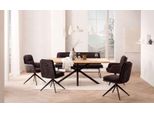 Esstisch Home Affaire, Beige (Natur, Schwarz, Natur), B:180Cm H:77Cm, Tische, Esstisch