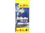 Gillette Blue3 Set Di 6 Rasoi Lisci Usa E Getta