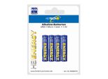 Batterie Alcaline Micro/Aaa Confezione Da 4 Pezzi