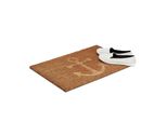 Relaxdays 10021027_0 Relaxdays Kokosmatte Anker Braun 40,0 X 60,0 Cm